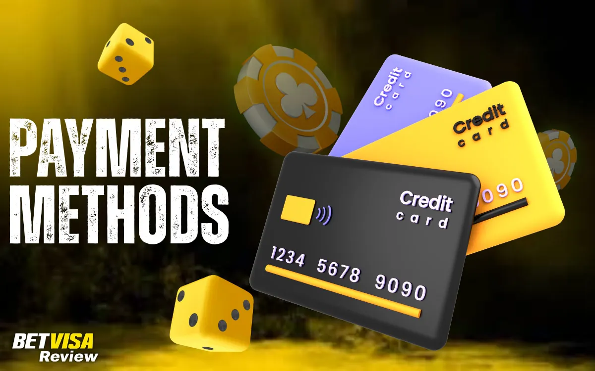 Betvisa App Available Payment Methods