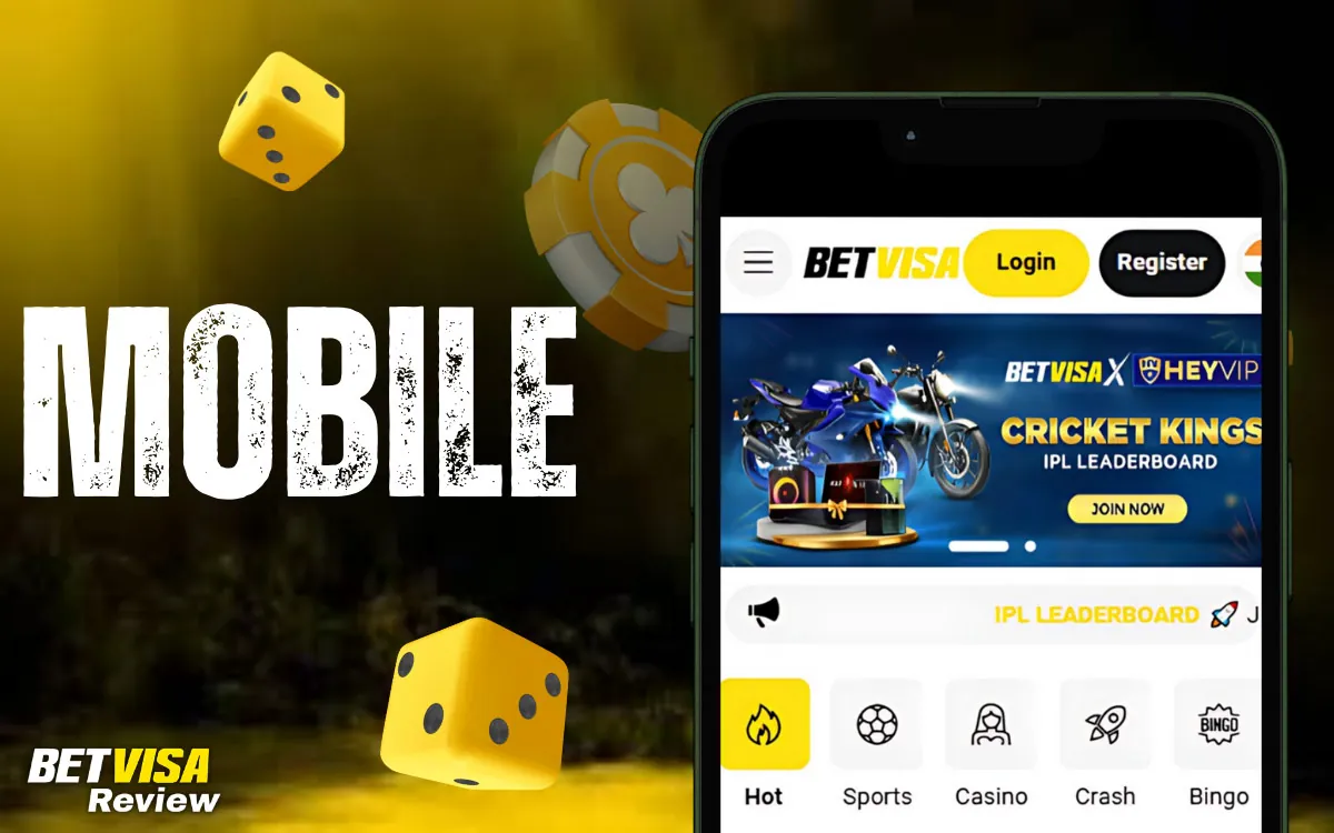 Overview Betvisa Mobile App