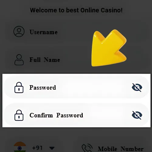 Instruction Create a strong password