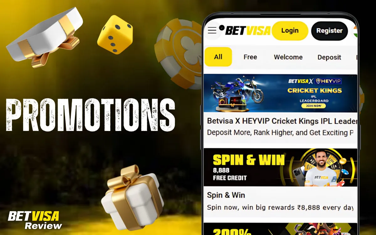 Betvisa Casino Promotions & Bonuses
