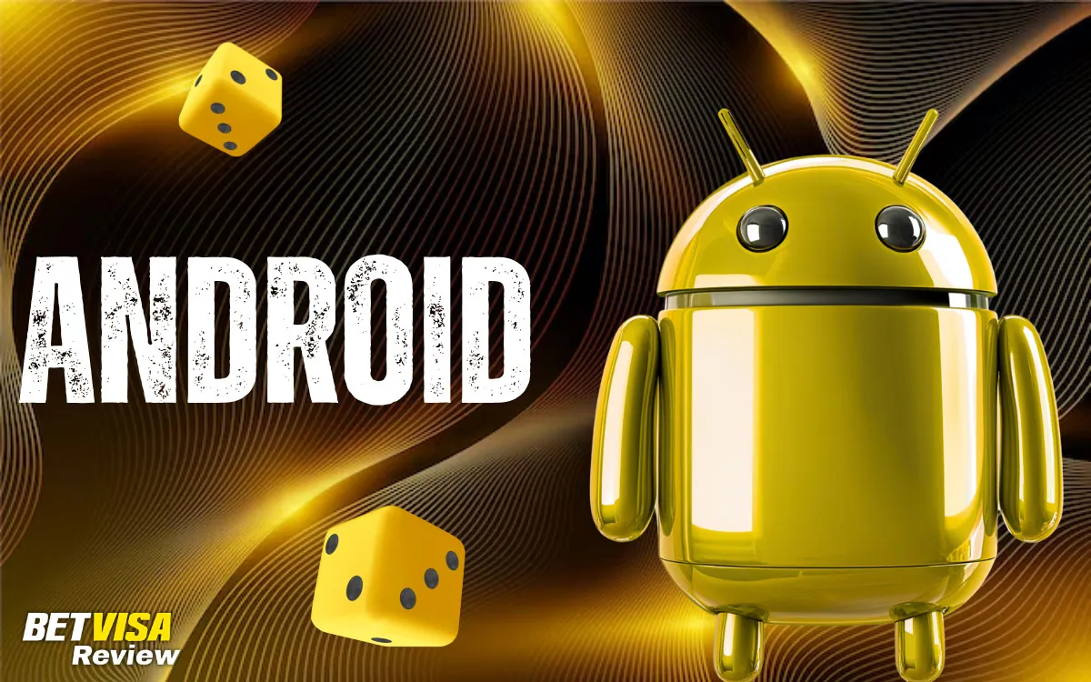 इंस्टॉल करने के चरण Android पर BetVisa